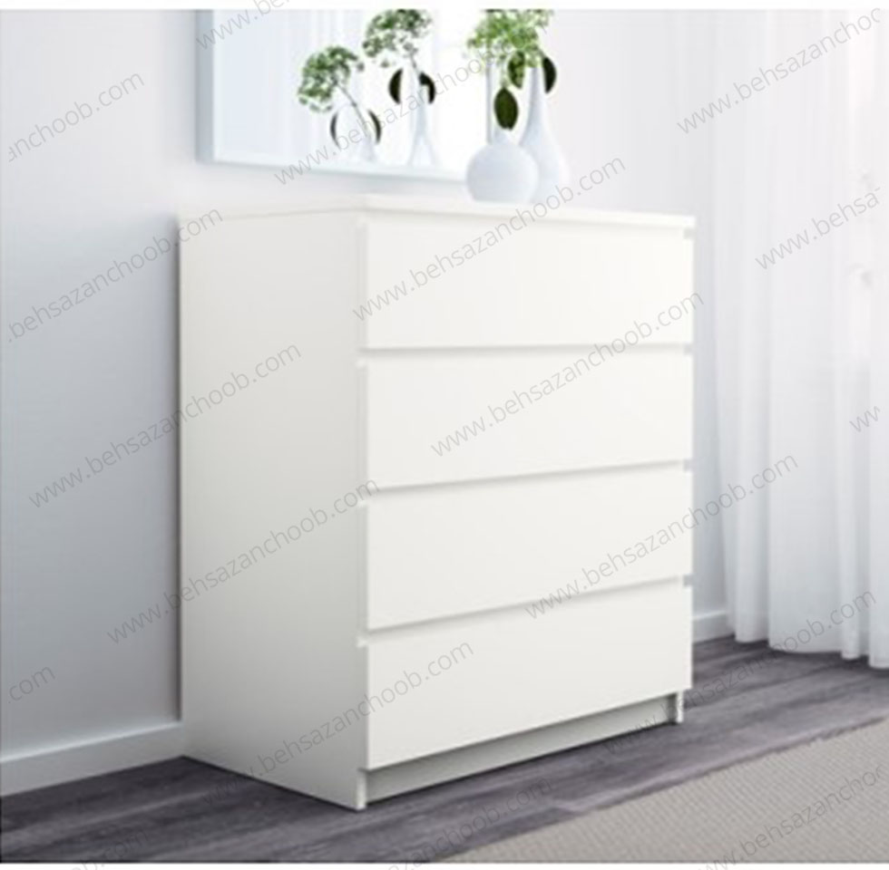 دراور چوبی چهار کشو D330